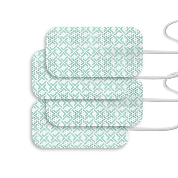 electrodes enhance patient comfort during stimulation by dispersing current evenly across the electrode while eliminating stinging, edge biting, and hot spots.